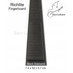 ฟิงเกอร์บอร์ด Richlite Black Diamond แบบท่อนสี่เหลี่ยม ไม่มีตัดร่อง